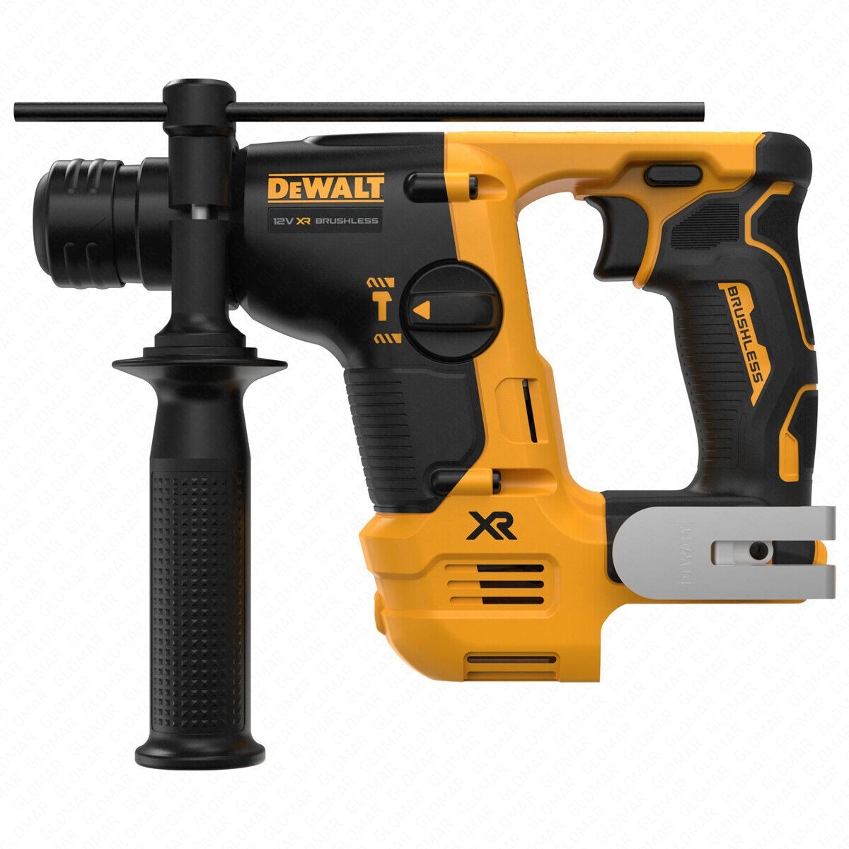 DeWalt DCK2102L2T 12V Cordless Brushless SDS Hammer Drill  Combi Drill Twin Pack With 2 x 3.0Ah Batteries, Charger  Case