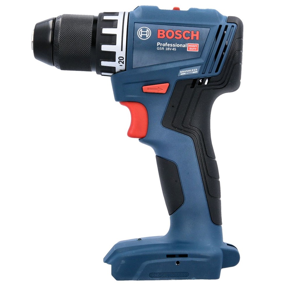 Bosch GSR 18V-45 18V Cordless Brushless Drill Driver With L-Boxx 136 - 06019K3201
