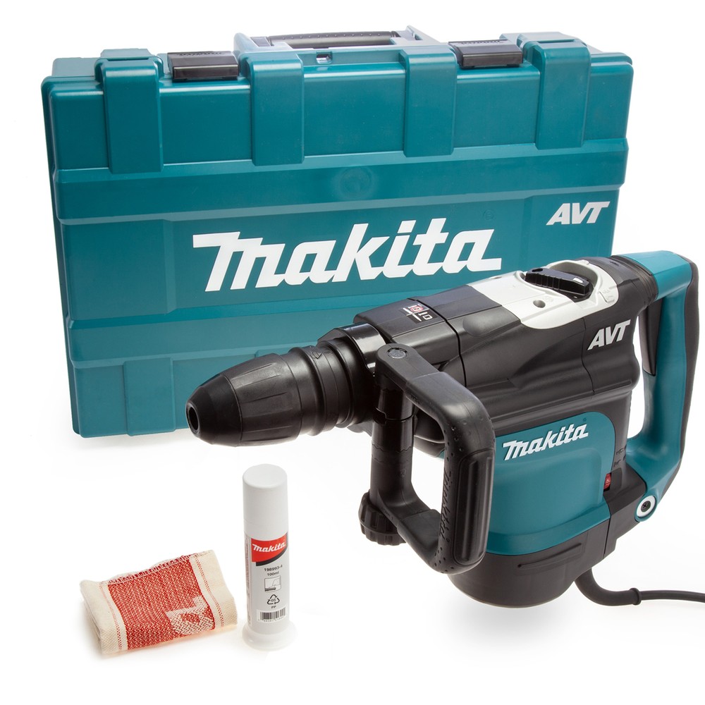 Makita HR4511C 1350W 45mm SDS Max AVT Demolition Rotary Hammer Drill With Case 240V