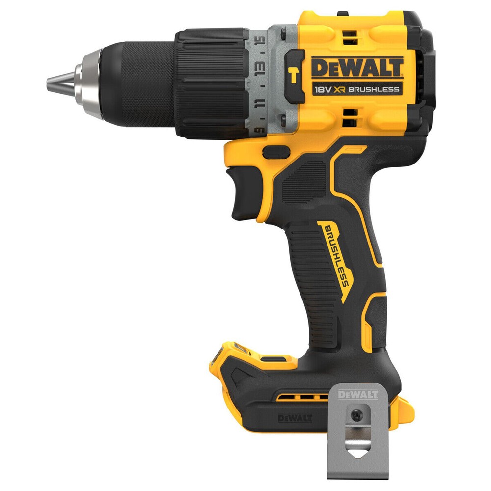DeWalt DCD805 18V Cordless Brushless Combi Drill With 2 x 5.0Ah Powerstack Batteries