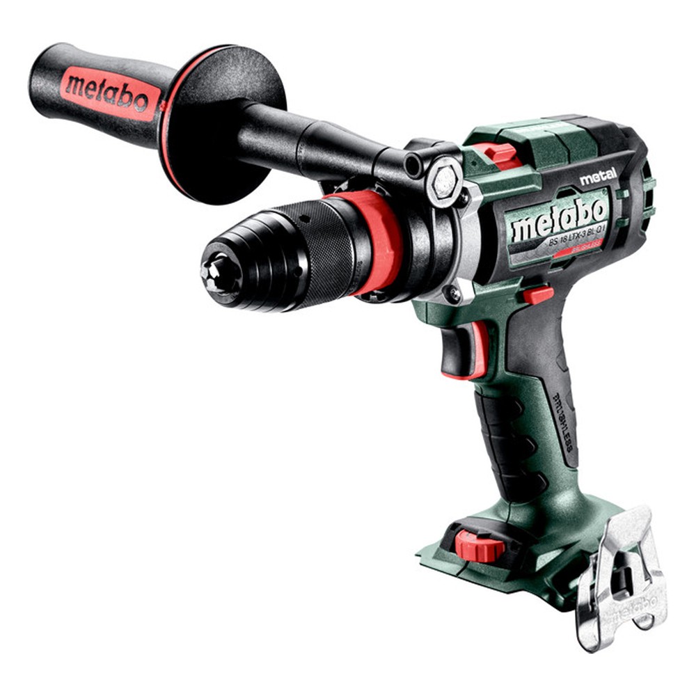 Metabo BS 18 LTX-3 Q I Metal 18V Cordless Brushless Drill Driver With 2 x 4.0Ah Li-Power Batteries, Charger  MetaBox