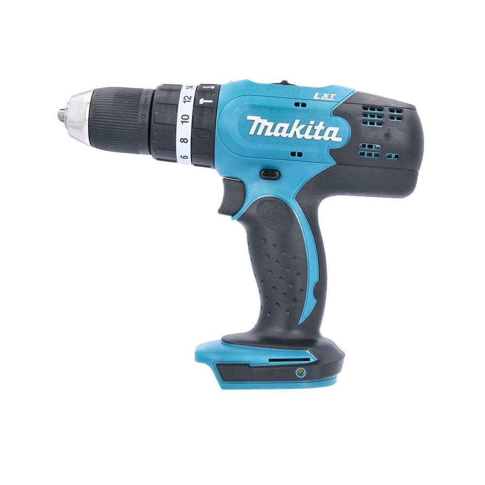 Makita Combi Drill DHP453T001 18V LXT Cordless 12 2-Speed Keyless chuck Max 42Nm With 2 x 5.0Ah Batteries, Charger  Case