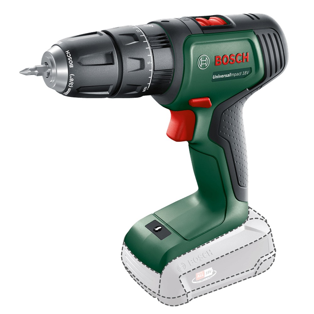 Bosch Green UniversalImpact 18v Cordless Combi Drill Body Only 06039D4100