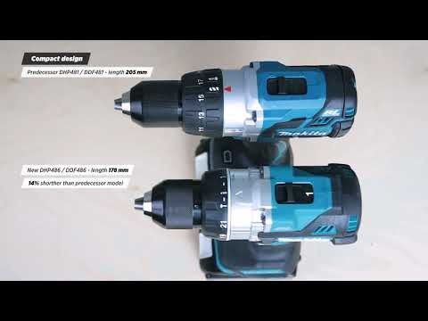 Makita DHP486ZJ 18v LXT Brushless Heavy Duty Combi Drill Body Only In Makpac Carry Case