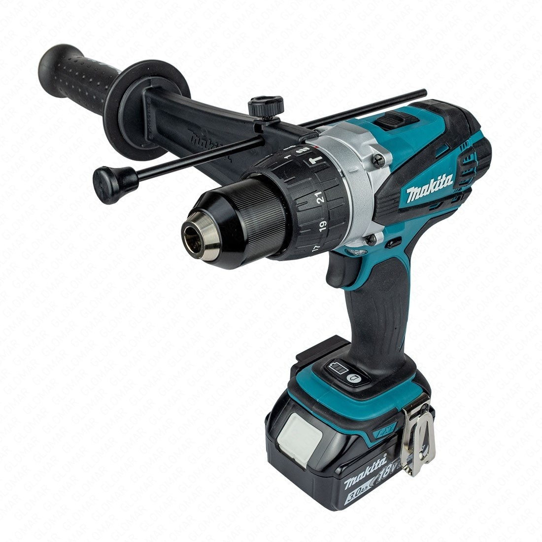 Makita DLX2145J 18v Cordless Twin Kit DHP458 Combi Drill & DTD152 Impact Driver Inc 2x 3.0Ah Batts