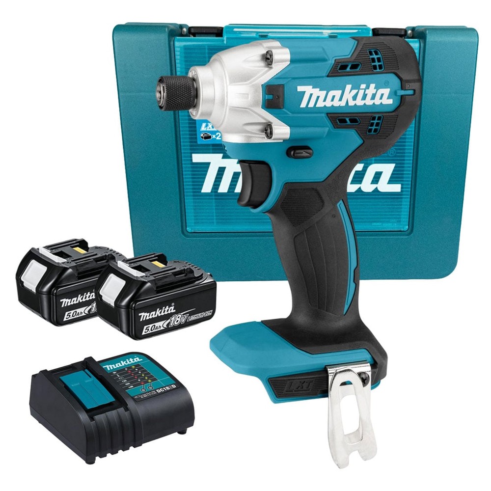 Makita DTD156STJ 18v LXT Cordless Impact Driver Inc 2x 5.0Ah Batts