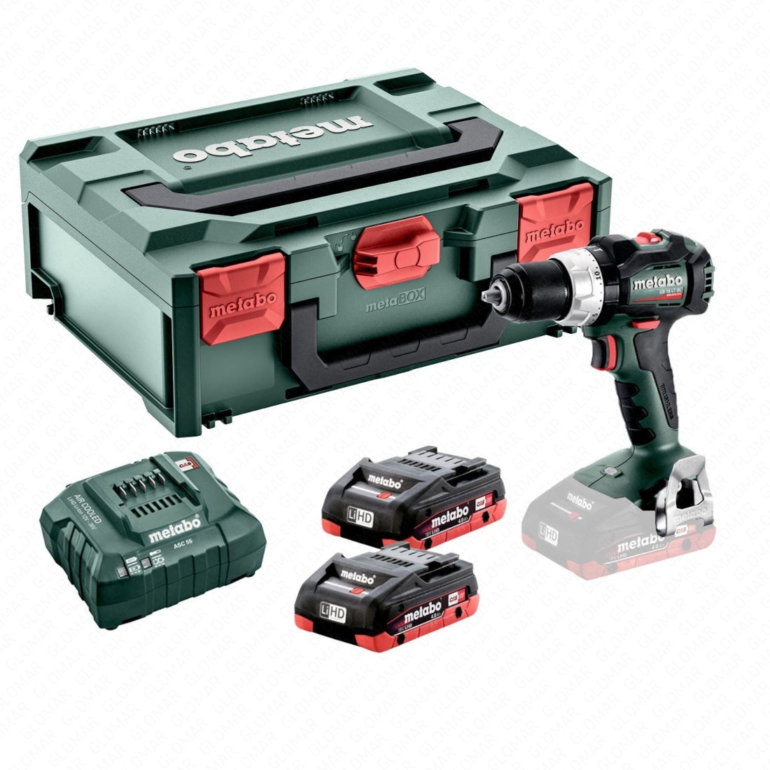 Metabo SB 18 LT BL 18v Cordless Combi Hammer Drill Inc 2x 4.0Ah Batts