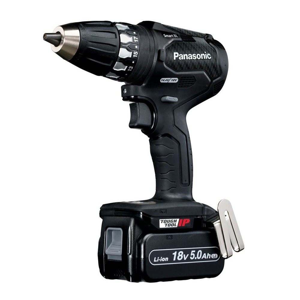 Panasonic EYC232LJ2G 14.4v/18v Drill Driver / Impact Wrench Twin Kit inc 2x 5.0Ah Batts