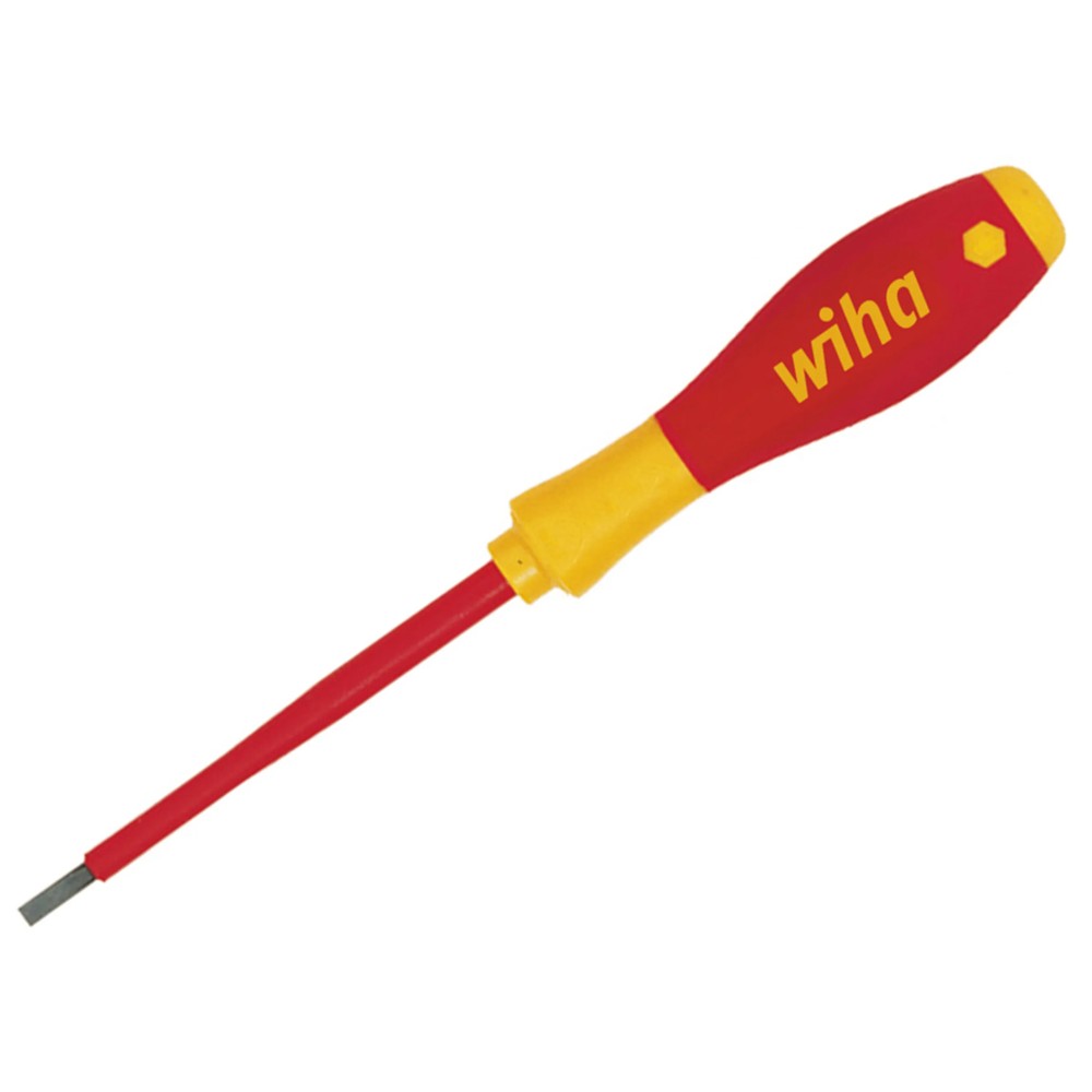 Wiha WHA39560 SoftFinish electric slimFix Screwdriver Slotted 4.0 x 100mm