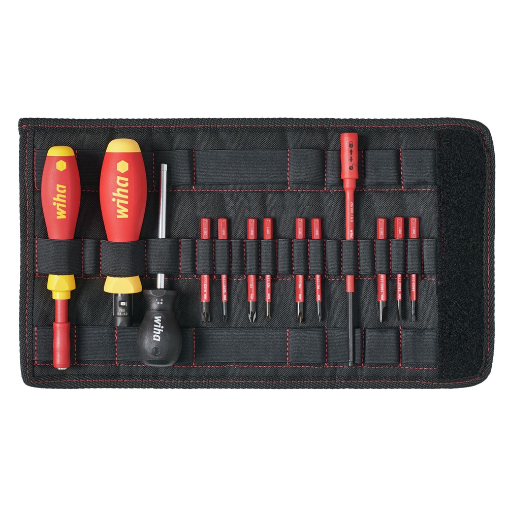 Wiha WHA40674 TorqueVario-S electric 14 Piece Screwdriver Set