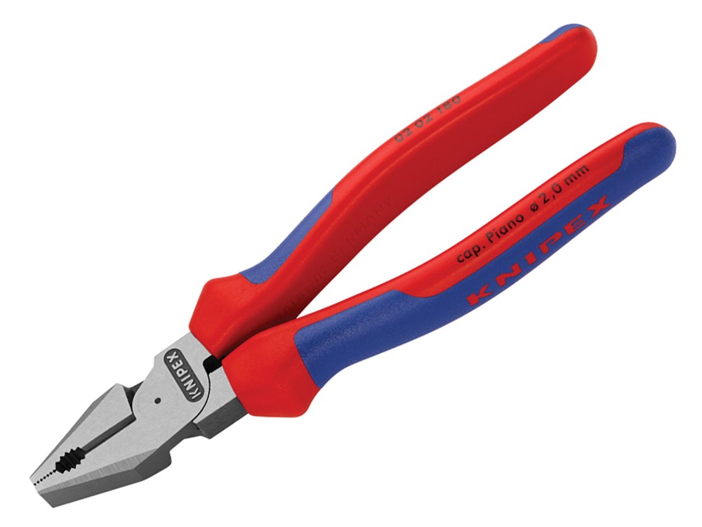 Knipex High Leverage Combination Pliers Multi-Component Grip 180mm  02 02 180 SB