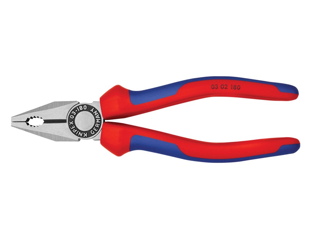 Knipex Combination Pliers Multi-Component Grip 180mm  03 02 180 SB