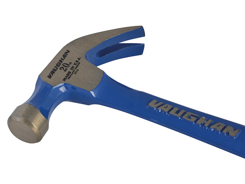 Vaughan R20 Curved Claw Nail Hammer All Steel Smooth Face 570g 20oz  127-15