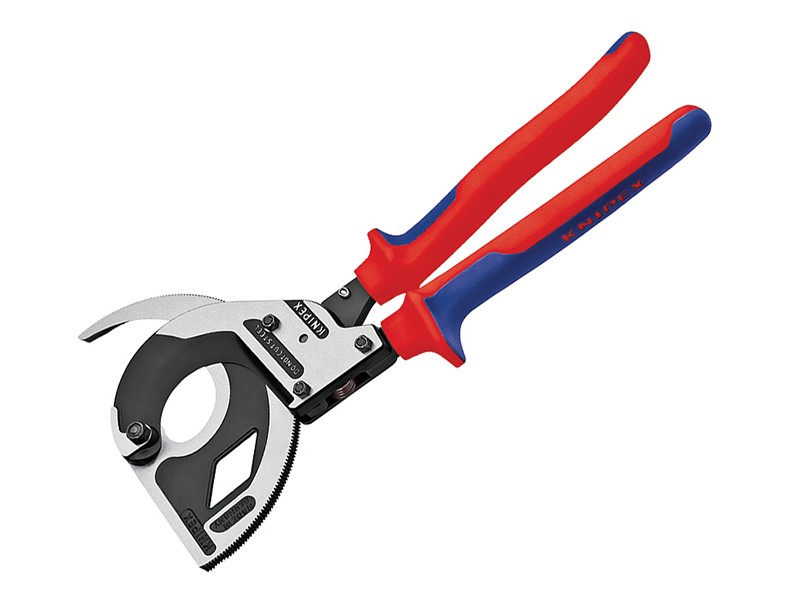 Knipex 3 Stage Ratchet Action Cable Cutters Multi-Component Grip 320mm  95 32 320