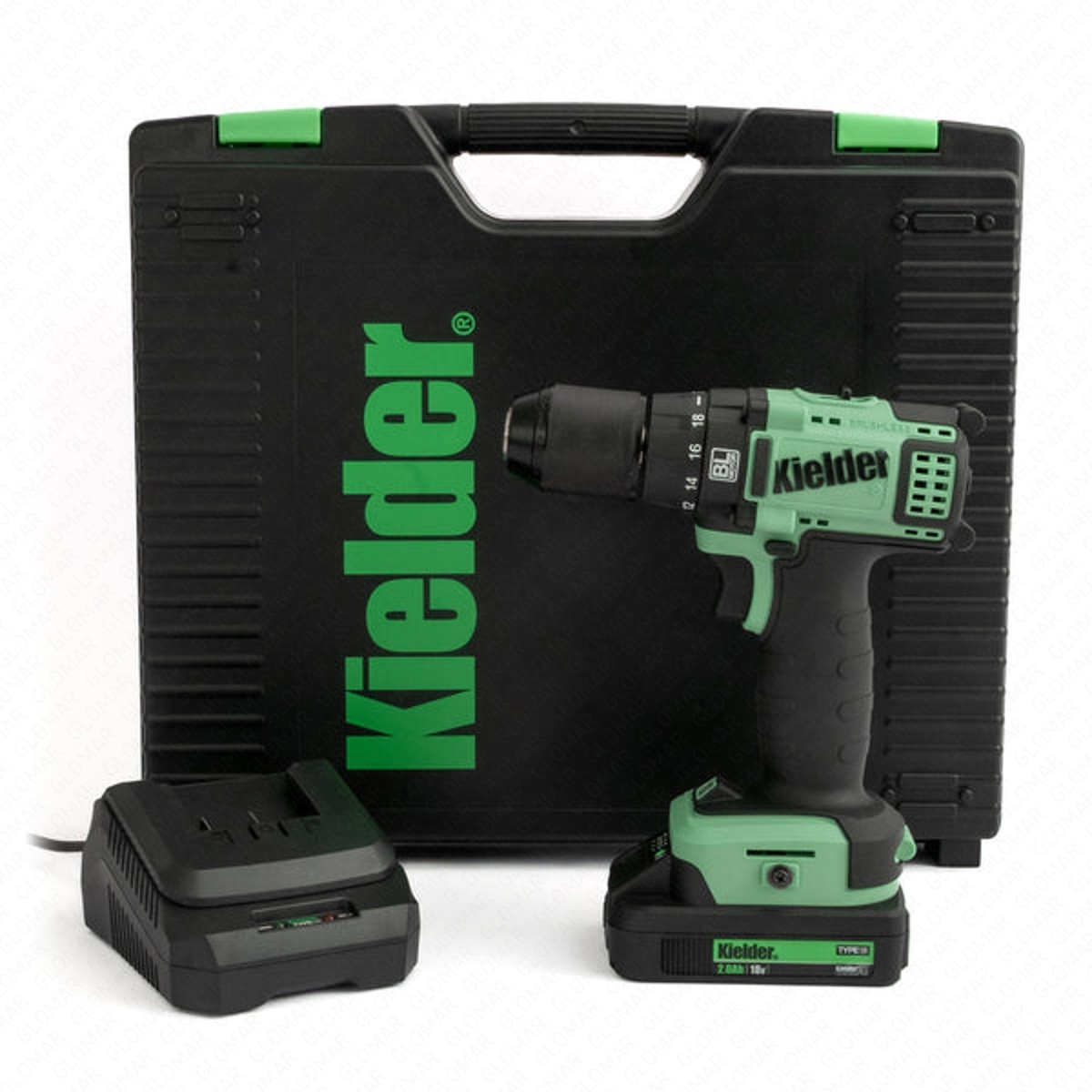 Kielder Drill Driver  Battery  Charger  Drill bits and case