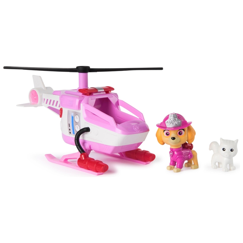PAW Patrol Fire Rescue Vehicle Skye with Rescue Fire Chopper | Compare ...