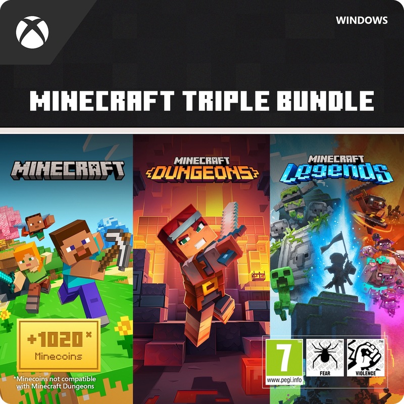 Minecraft Triple Bundle Windows (Digital Download) | Compare 0 Prices ...
